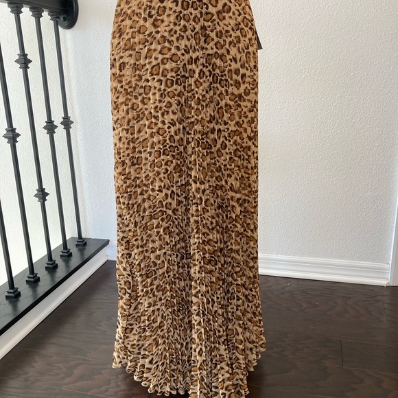 WD.NY Leopard Print Pleated skirt - maxi - Picture 3 of 3